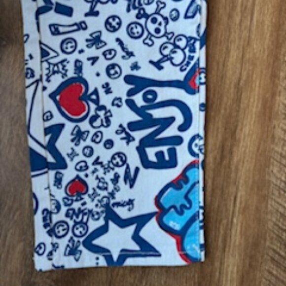 D'ANDIJIESHEN Printed Jeans NWT M Size 34 - Picture 10 of 13